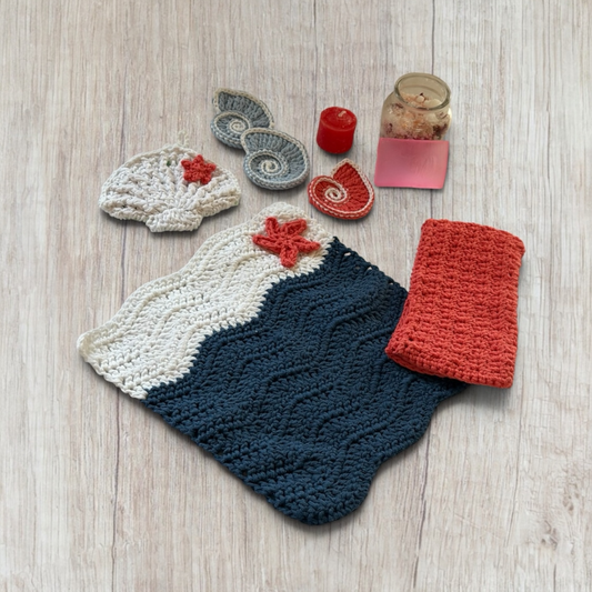 Handcrafted Coastal Breeze Spa Set